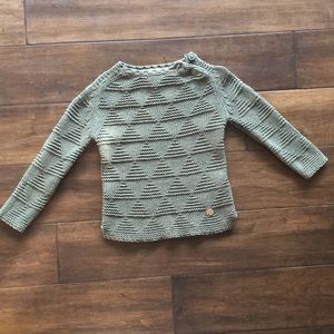 Olive Green Zara Toddler Sweater
